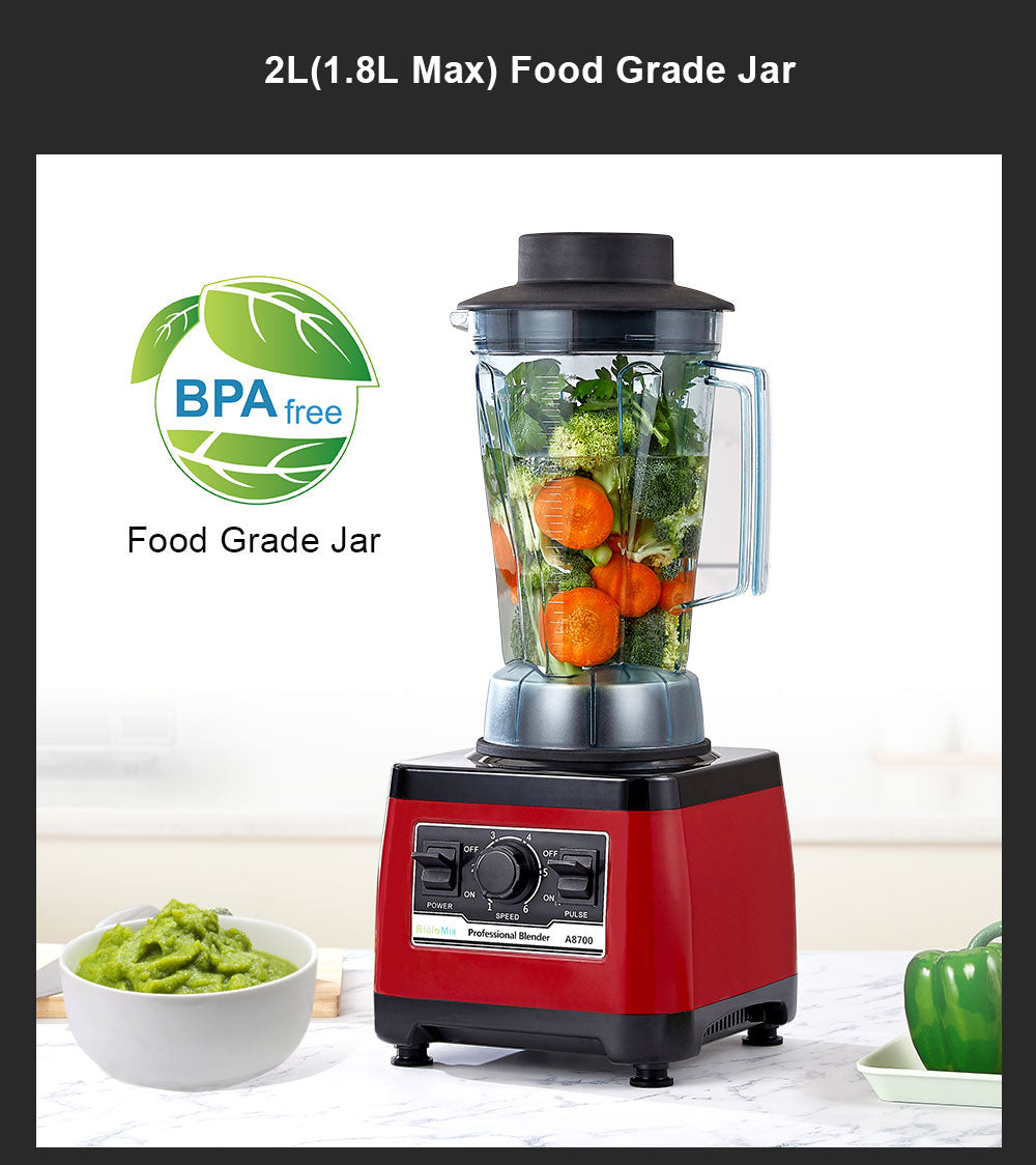BPA Free Heavy Duty Commercial Grade Blender