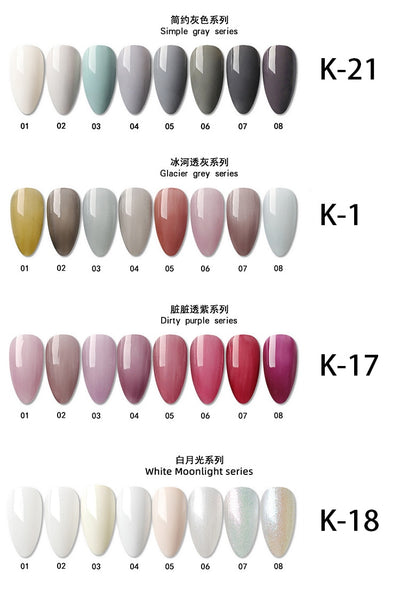 SKVP 128 Color 8ml Gel Nail Polish