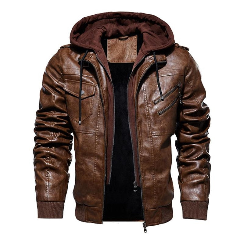 Men's Leather Jacket N501