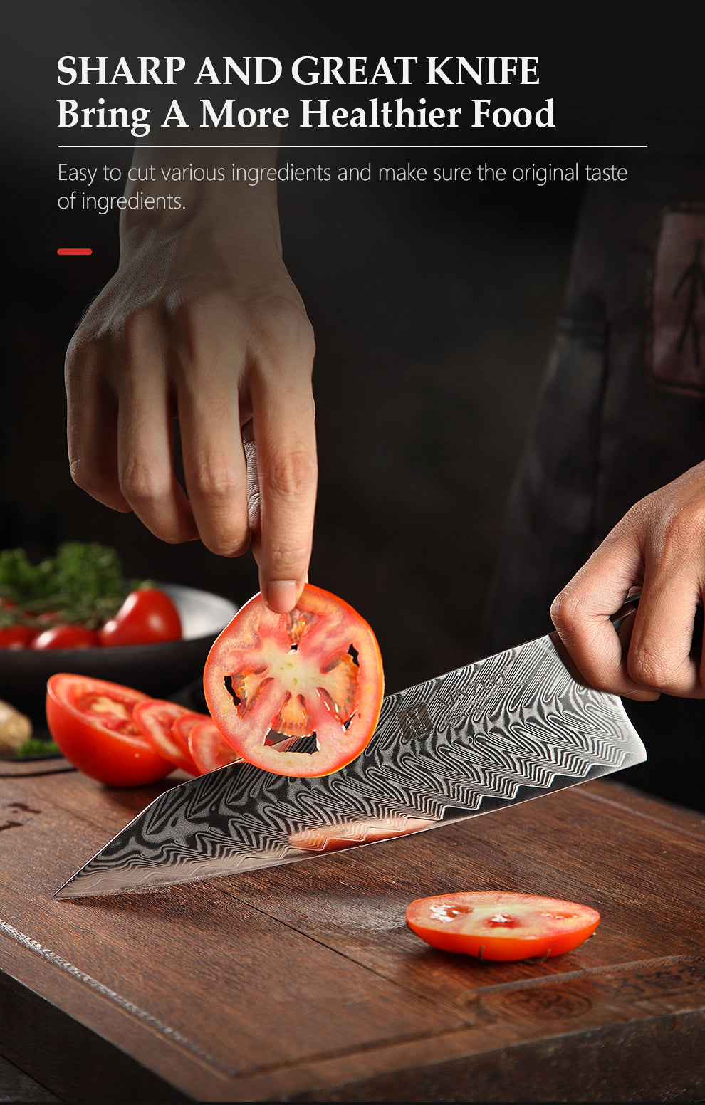 5 Pcs Professional Kitchen Knife Set 67 Layers