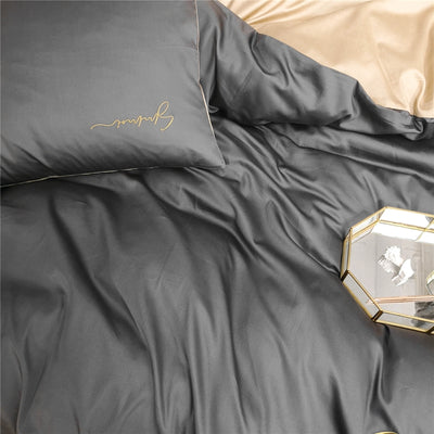 Egyptian Cotton Embroidery Bed Set