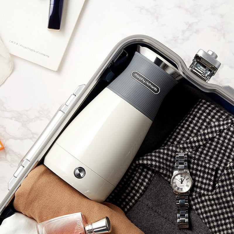 Portable Electric Kettle 400ml Stainless Steel Mini Travel Mate