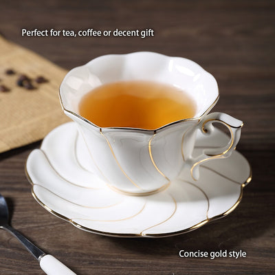 Gold Inlay European Tea Set