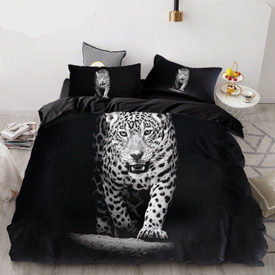 Lion Tiger Wolf Animal Pattern Bedding Sets