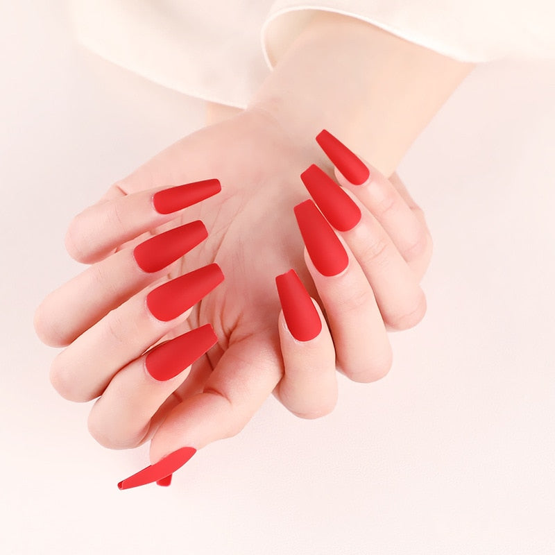 24pcs Long Sensual False Nails