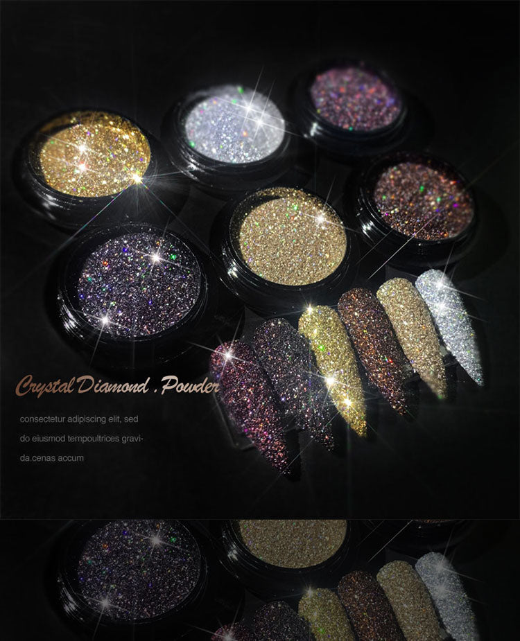 Crystal Diamond Nails UV Gel Polish Design