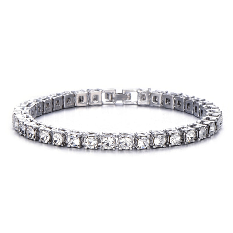 Hip Hop Iced Out Zirconia Bracelet Chain
