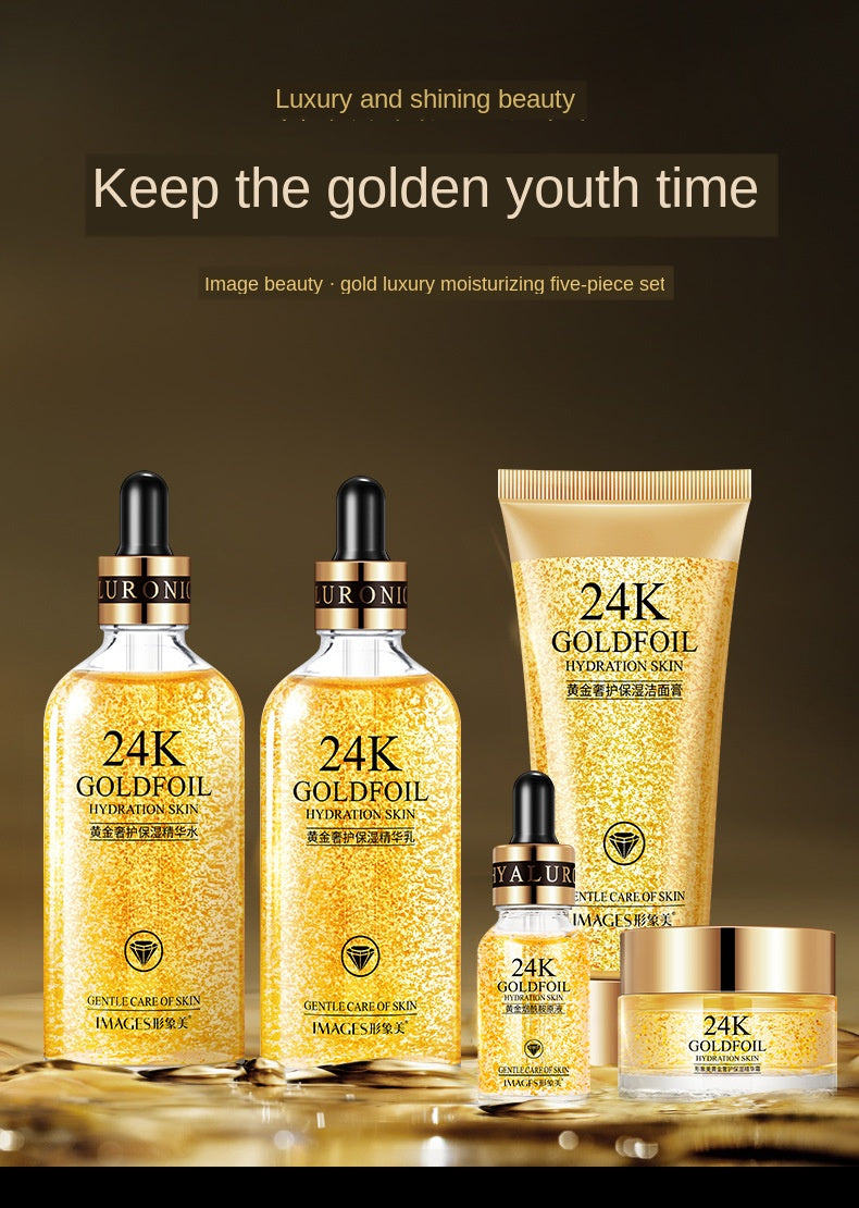 24K Gold Skin Care Set 5 PCS With Box