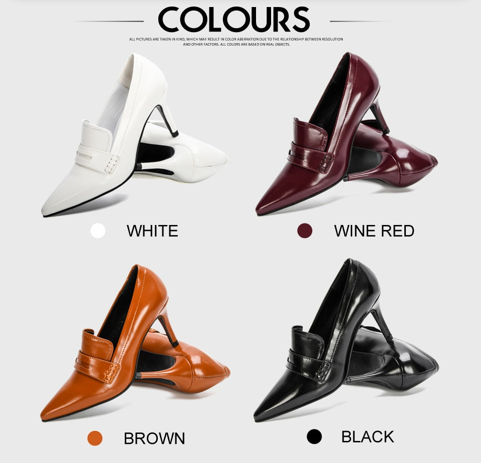New Designers Original Leather Pump Heel Shoes