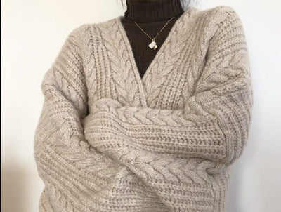 Fine Knitted Thick Cardigan