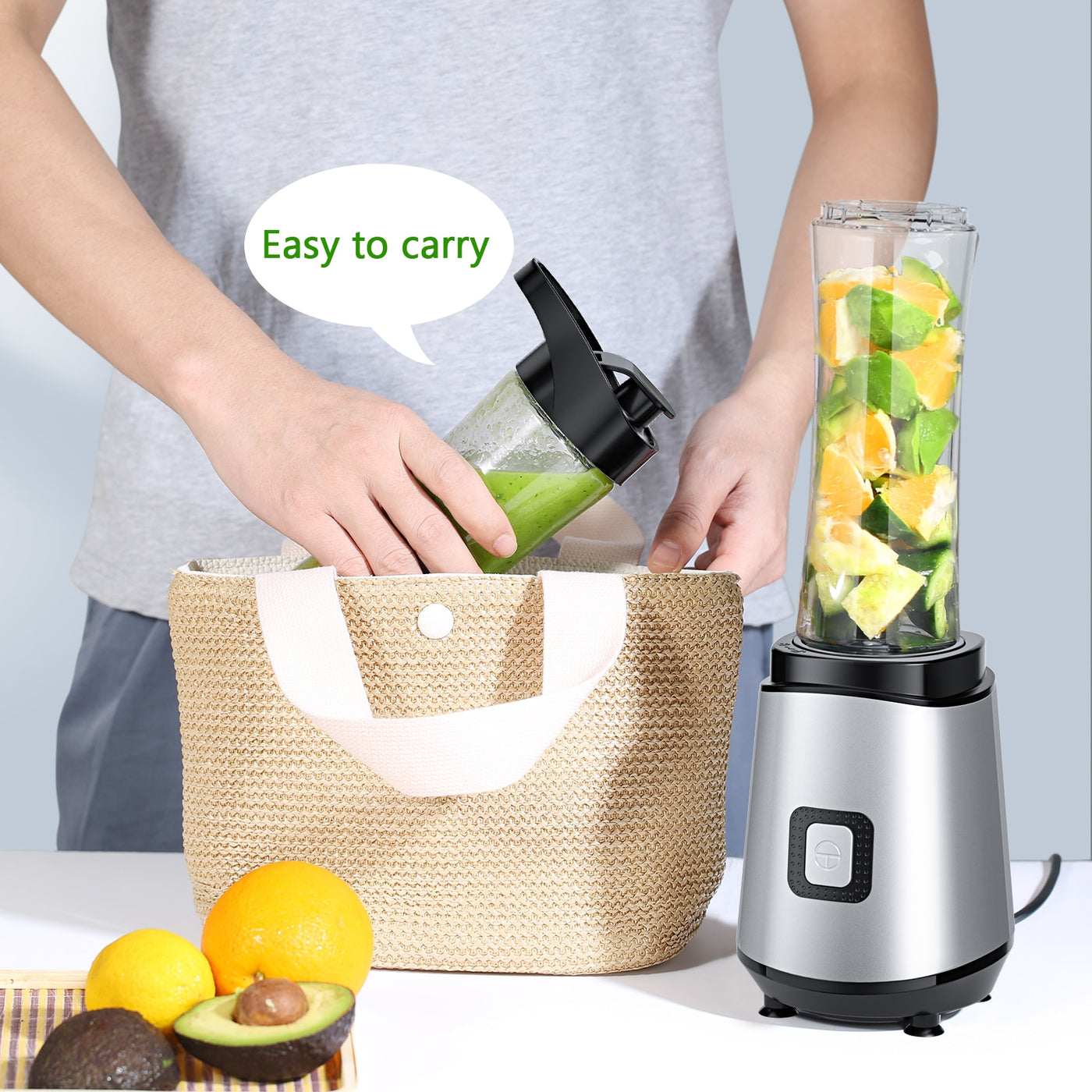 Portable Electric Juicer For Shakes & Smoothies