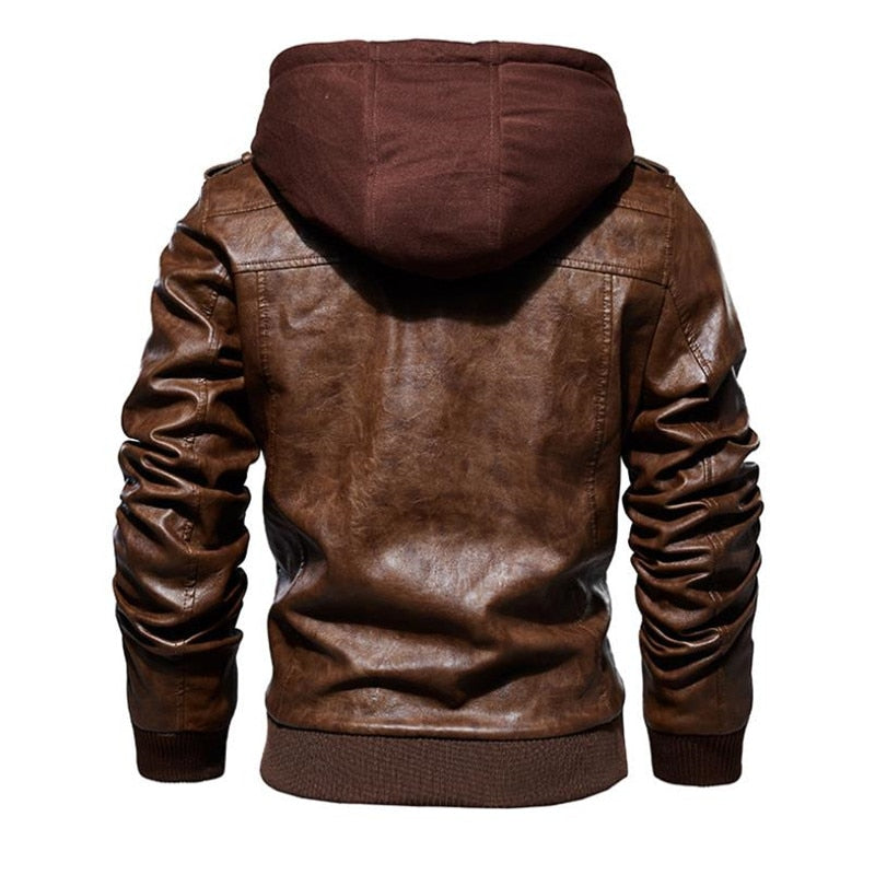 Men's Leather Jacket N501