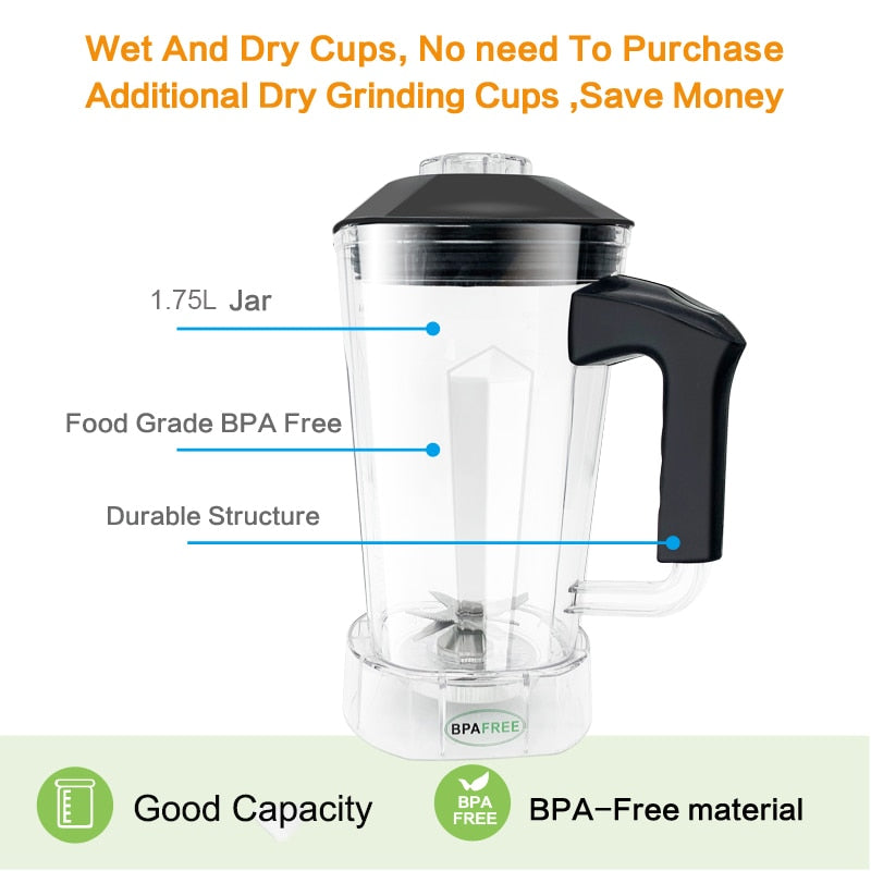 2200W Heavy Duty Blender