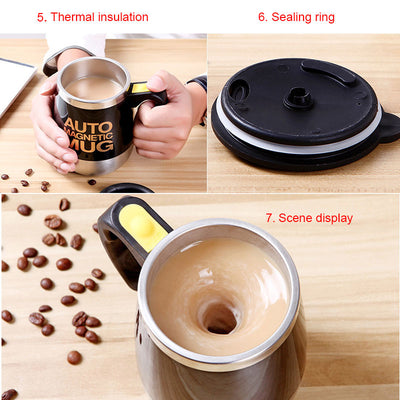 Auto Stirring Coffee mug Stainless Steel