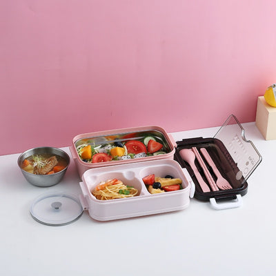 New Double-layer Microwave Heating Lunch Box