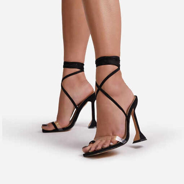 New High Heels Sandals Clip Toes