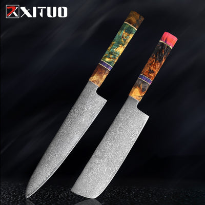 67 Layers Stainless Steel Knives Set