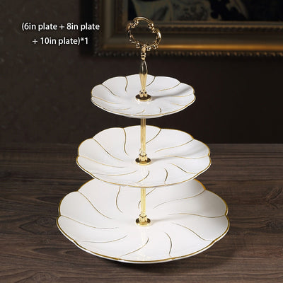 Gold Inlay European Tea Set