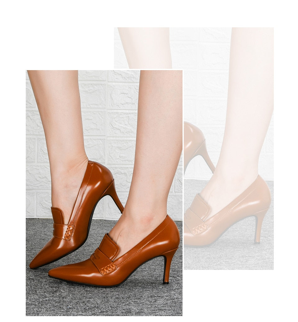 New Designers Original Leather Pump Heel Shoes