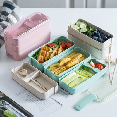 Portable Healthy Material Lunch Box