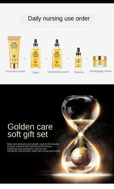 24K Gold Skin Care Set 5 PCS With Box