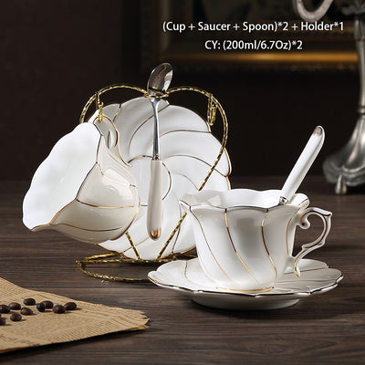 Gold Inlay European Tea Set