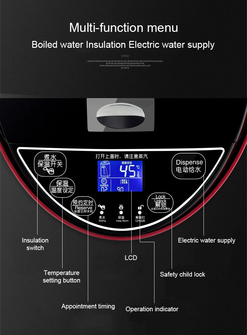 Instant Temperature 5L Hot Water Heating Dispenser