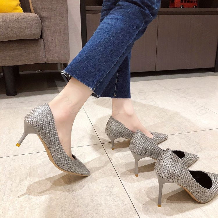 Suede Leather Sexy Women Shoes