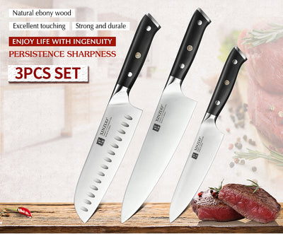 3pcs Kitchen Knives Set