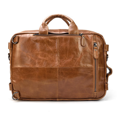 Genuine Leather Laptop Backpack