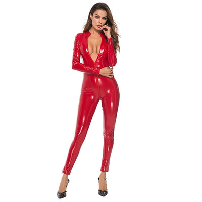 Hot & Sexy Faux Leather Catsuit