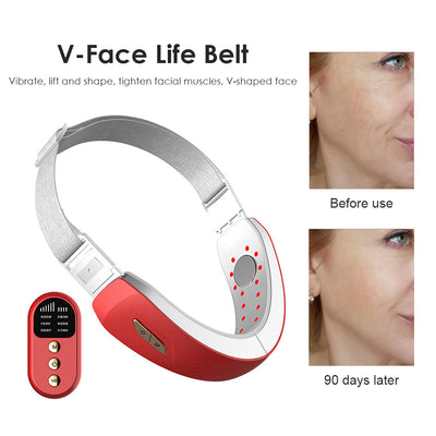 Galvanic Therapy LED Photon V-Face Slimming Device