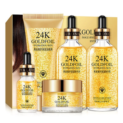 24K Gold Skin Care Set 5 PCS With Box