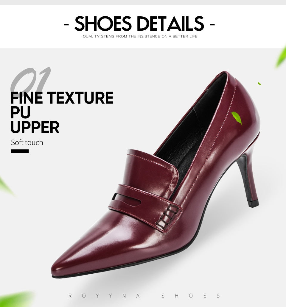 New Designers Original Leather Pump Heel Shoes