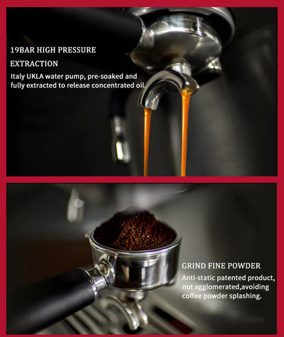 Barista Pro 19Bar Bean Grinder Coffee Machine
