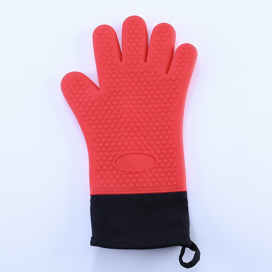 Long Thick Silicone Gloves Heat-resistant