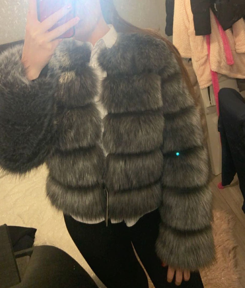 Faux Fur Winter Jacket