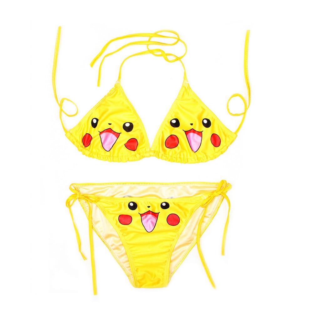 New Sexy Cute 3D Bikinis Set