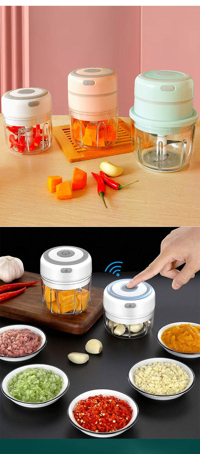 Portable Electric Mini Food Crusher & Blender