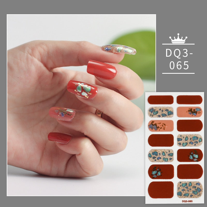 Designer Nail Foil Stickers