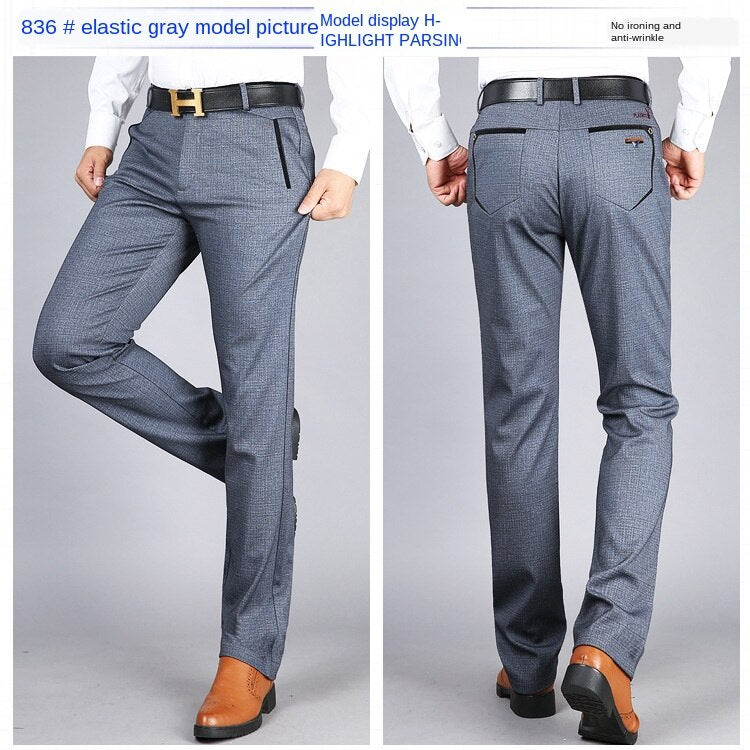 Stretch Formal Dress Trousers For Men