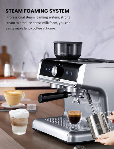 Barista Pro 19Bar Bean Grinder Coffee Machine