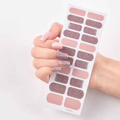 DIY Solid Nail Sticker set