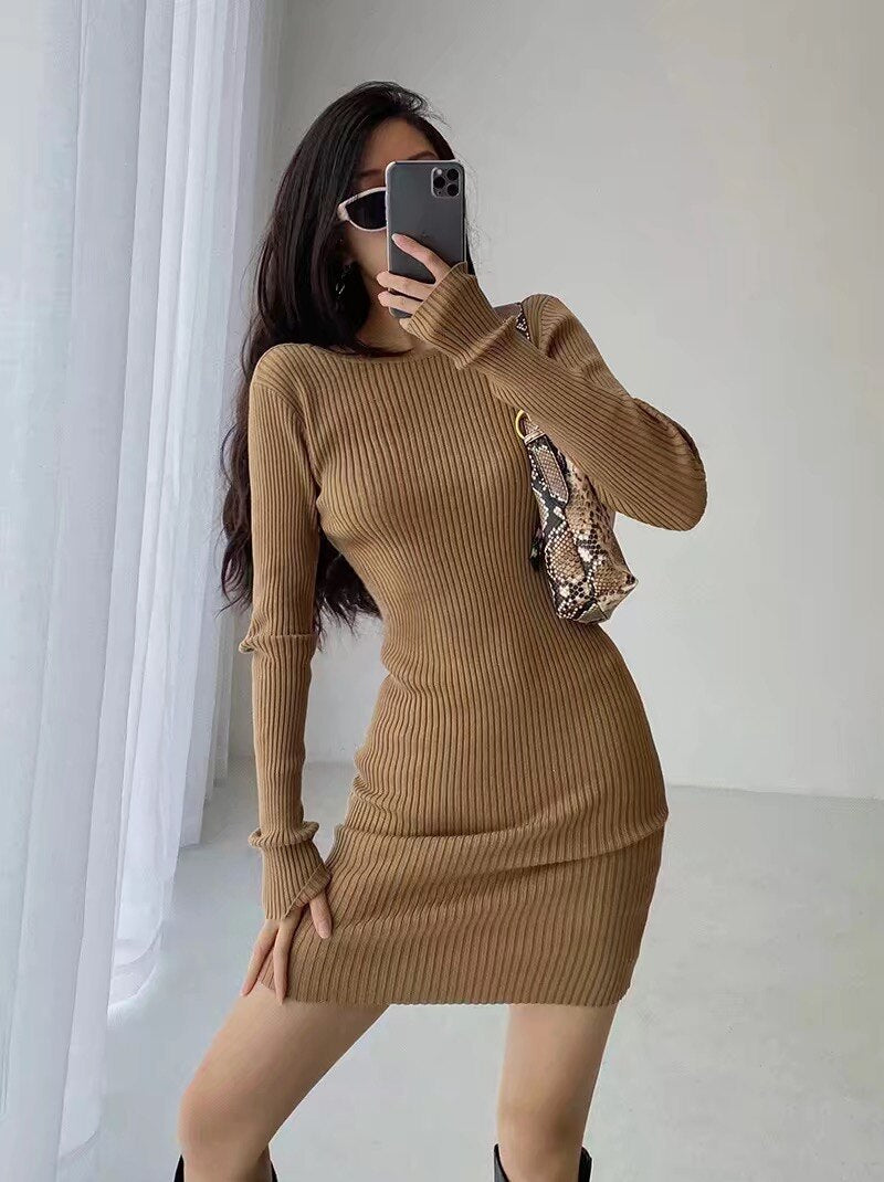 NEW Vintage Bow Knik Bodycon Dress