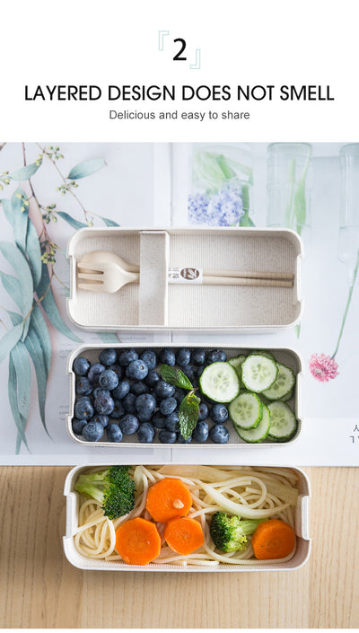 Portable Healthy Material Lunch Box