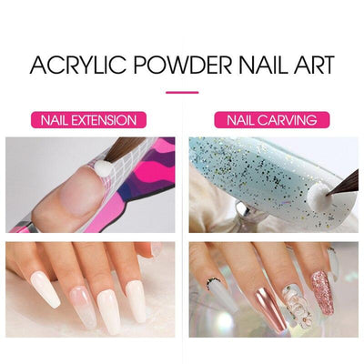 Acrylic Powder Set With Nail Brush Tool Kit