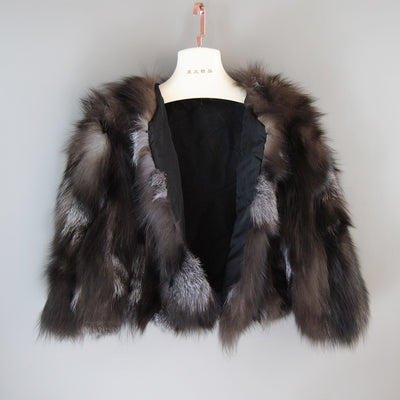 Fox Fur Outerwear Jacket