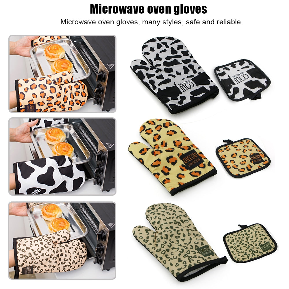 Leopard Kitchen Gloves