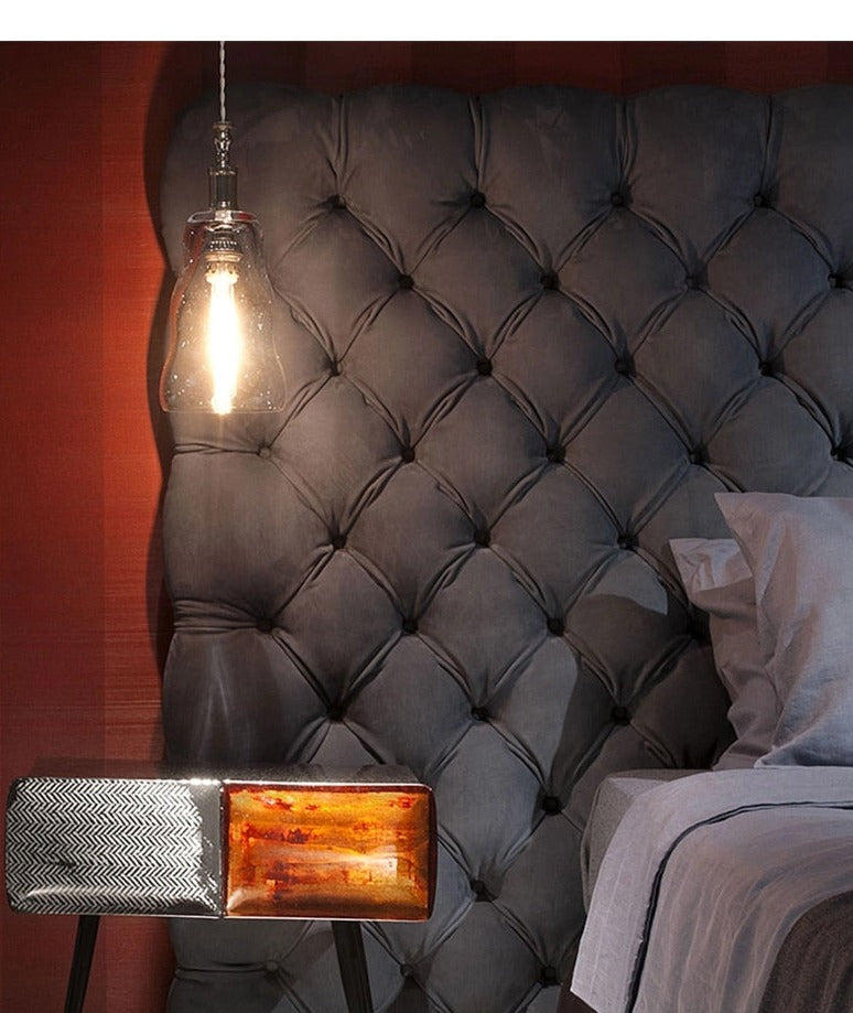 Italian Leather Bed Luxury Design