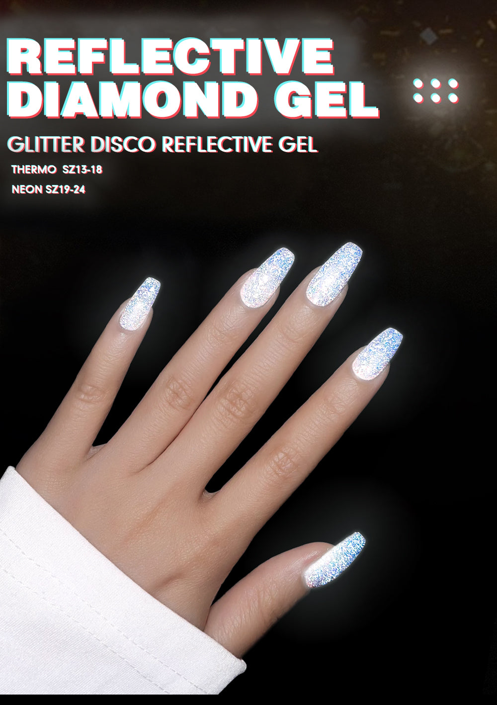 Reflective Diamond Gel Nail Polish Kit